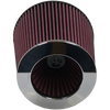 Air Filter For Intake Kits 75-2557 Oiled Cotton Cleanable 6 Inch Red S&B
