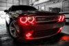 Oracle Dodge Challenger 08-14 LED Waterproof Halo Kit - Red - 1292-003 Photo - lifestyle view