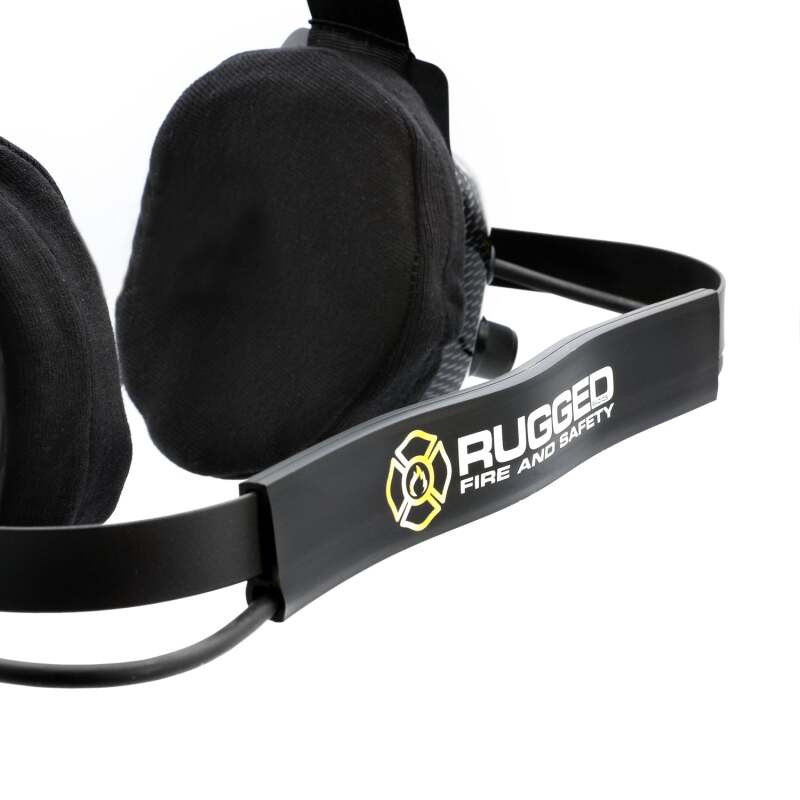 Rugged Radios FHS Behind-The-Head Fire Safety Industrial Headset With ...