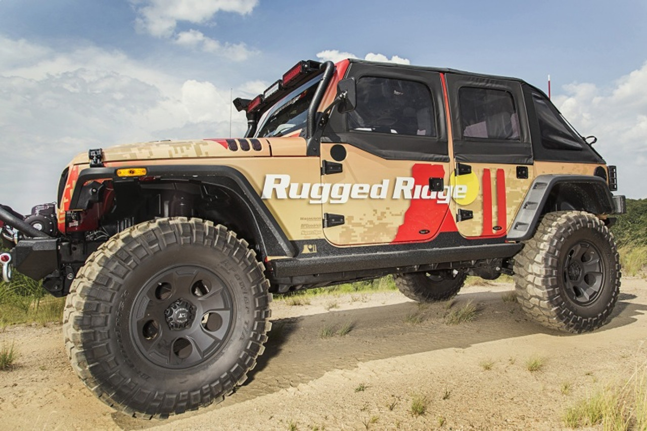 Rugged Ridge XHD Quarter Panel Guard Kit Rear 07