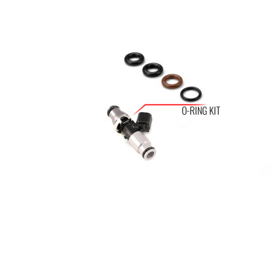 Injector Dynamics O-ring/Seal Service Kit for Injector w/ 14mm Top ADPT and 14mm Clear Bottom ADPT - SK.60.14.14B User 1