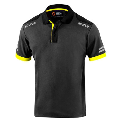 Sparco Tech Polo TW Grey/Yellow Small - 02415GSGF1S Photo - Primary