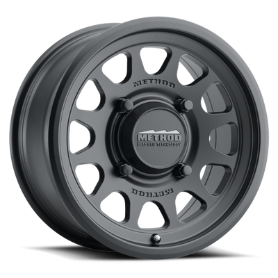 Method MR414 Bead Grip 15x7 / 5+2/38mm Offset / 4x156 / 132mm CB Matte Black Wheel - MR41457046552 Photo - Primary