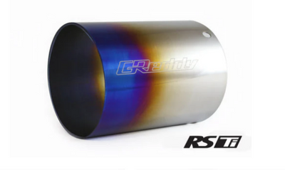 GReddy Burnt Titanium Tip 115mm Diameter 150mm Length (Revolution RS/RS-TI/RS-Race) - 160 Rev RS (L) - 11002102 User 1
