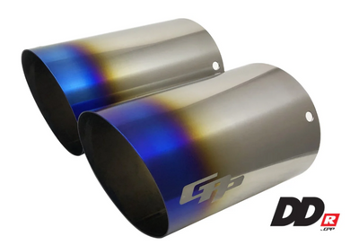 GReddy DD-R Burnt Titanium Tips L=170mm (Pair) - 11002602 User 1
