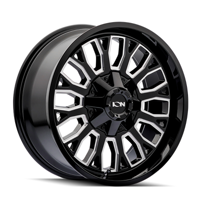 ION Type 152 20x9 / 8x165.1 BP / 0mm Offset / 125.2mm Hub Black/Milled Wheel - 152-2981M Photo - Primary