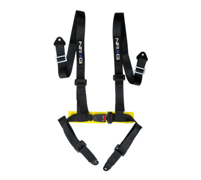 4 Point Seat Belt Harness / Buckle Lock- Black - SBH-4PC-SBK Photo - Primary