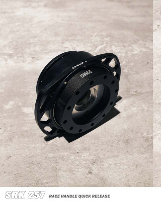 NRG Quick Release Gen 2.0 - Black SFI Body / Black Cutout Ring - SRK-257-1BK Photo - Primary
