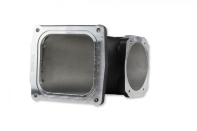 Holley EFI Black Cast Aluminum 4500 EFI Throttle Body Intake Elbow-Ls (HOE-1300-248BK)