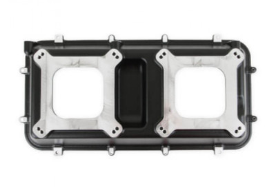 Holley Hi-Ram Intake Plenum Top Only, 2 x 4150- Black Finish (HOE-1300-207BK)
