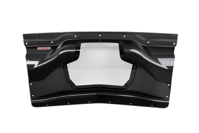 Corsa 2020+ Chevrolet Corvette C8/Z06 Carbon Fiber Air Intake Trunk Panel with Polycarbonate - 44009 Photo - Primary