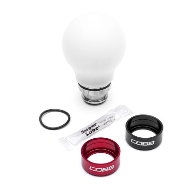 Cobb Subaru 5-Speed COBB Short Weighted Knob - White - 211360-W Photo - Primary