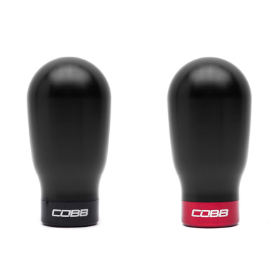 Cobb Mazda 6-Speed Tall Weighted COBB Shift Knob - Black (Incl. Both Red + Blk Collars) - 271370-BK Photo - Primary