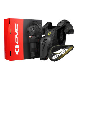 EVS Slam Combo Plus Blk Mini - SLM20-BK-M User 1