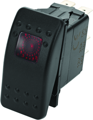 DragonFire Racing On/Off Rocker Switch Red Lite - 520982 Photo - Primary