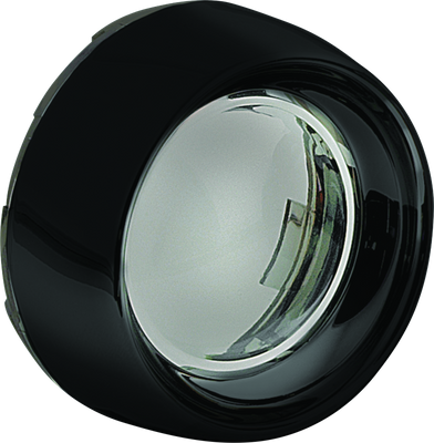Kuryakyn Deep Dish Bezel For Bullet Turn Signals Smoke Lens Gloss Black - 5480 Photo - Primary