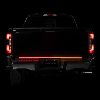 Putco 23-24 Ford SuperDuty F-250/F-350/F-450 60In Freedom Blade Tailgate Bars w/ Halogen Taillamps - 760060-32 Photo - lifestyle view