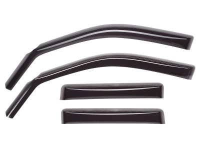WeatherTech 20-23 Toyota Highlander (Incl. Hybrid) Front & Rear Side Window Deflectors - Dark Tint - 821011IM Photo - Primary