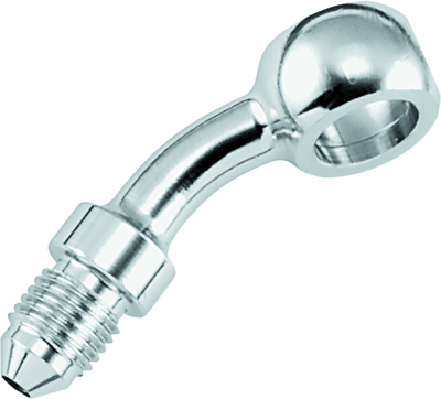 Twin Power Chrome Brake Fitting 3/8 Inch X AN3 35 Degree Banjo Adaptor - 035956 Photo - Primary