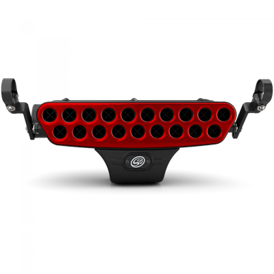 Stainless Steel Red Faceplate for Particle Separator S&B