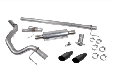 Roush 21-24 Ford F-150 5.0L V8 Side Exit Catback Performance Exhaust w/ Black Tips - 422266-BLK Photo - Primary