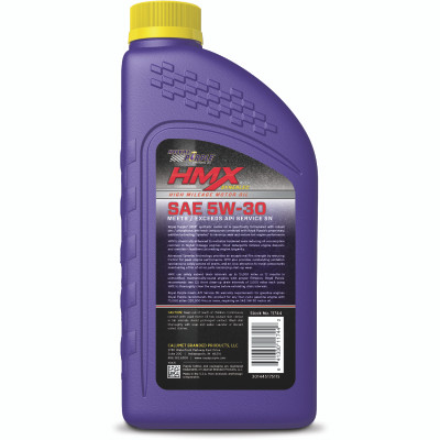 Royal Purple HMX Premium Synthetic High Mileage 5W-30 Motor Oil - 1 Quart - 11745 User 1