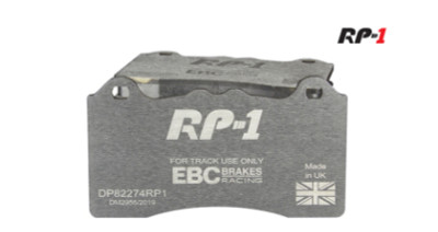 EBC Racing 2021+ BMW M3/M4 / 2023+ BMW M2 (G80/G82/G87) w/Cast Iron Rotor RP-1 Race Front Brake Pads - DP82454RP1 User 1