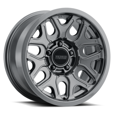 Method MR322 17x8.5 / 5x5 BP / 0ET / 4.72in BS / 71.5mm CB - Gloss Titanium Wheel - MR32278550800 Photo - Primary