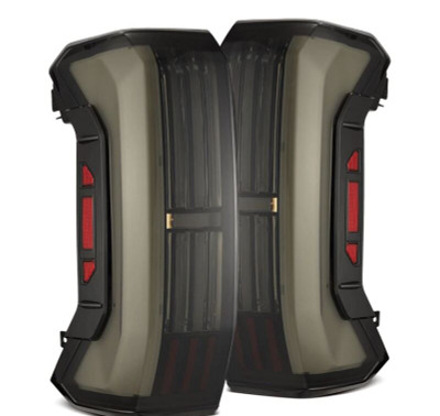 AlphaRex 22-24 Toyota Tundra NOVA-Series Prismatic LED Tail Lights - Alpha-Black - 673001 Photo - Primary