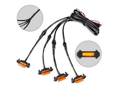 Cali Raised 16-23 Toyota Tacoma Trd Pro Grille Raptor Led Light Kit - CR3688 Photo - Primary