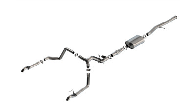 Borla 2024 Chevrolet/GMC 1500 ZR2 & AT4X 6.2L V8 4WD 4DR ATAK Catback Exhaust w/ Turndown Tips - 141004 Photo - Primary