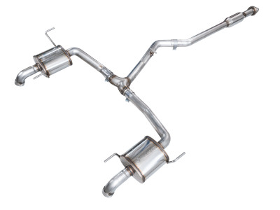 AWE 20-25 Subaru Outback (Wilderness & XT) 0FG Catback Exhaust w/Dual BashGuards - 3015-38246 Photo - Primary