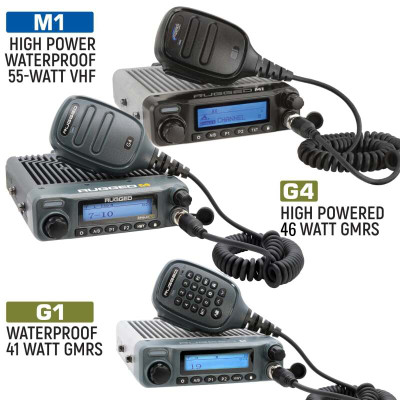 Rugged Radios Ford Raptor Two-Way Mobile Radio Kit 55 Watt M1-V - Business Band VHF - RAPTOR-M1 Photo - Primary