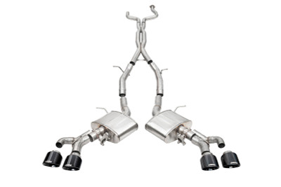 Corsa 22-25 Cadillac CT4 V Blackwing 3in Active Valve Cat-Back - 4.5in Black Tip - 21317BLK Photo - Primary
