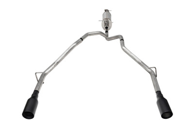 Corsa 25-26 Ram 2.5in Stainless Steel Sport Cat-back Dual Rear Exit 5.0in Black Tips - 21309BPC Photo - Primary