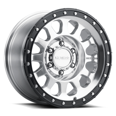 Method MR315 17x8.5 0mm Offset 6x135 87mm CB Polished Wheel - Gloss Black Lip - MR315785161700 Photo - Primary
