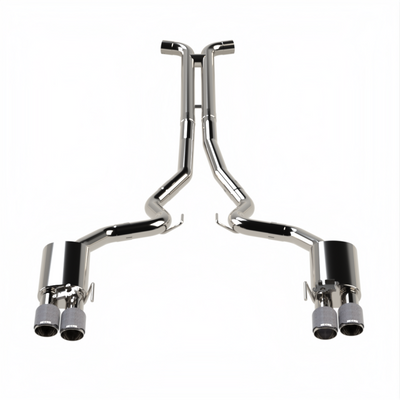 Kooks 18-24 Ford Mustang GT 5.0 3in. Valved Touring Cat-Back Exhaust - Carbon Tips - 11514570 Photo - Primary