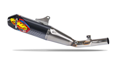 FMF Racing 2025 Honda CRF250R/RX FACTORY 4.1 S/S RCT Slip-On Muffler W/R Carbon Cap - 041618 Photo - Primary