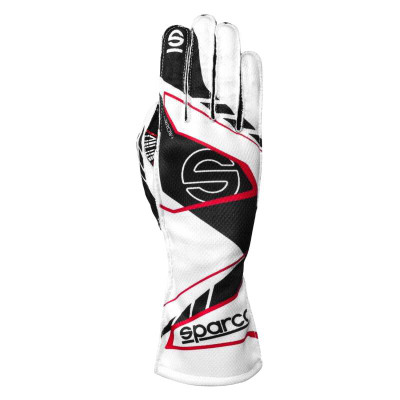 Sparco Glove K-Arrow Plus 10 WHT/BLK - BKG0003B0W08010 Photo - Primary