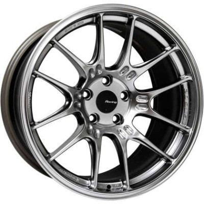 Enkei GTC02 17x9 5x100 43mm Offset 75mm Bore Hyper Silver Wheel - 534-790-8043HS Photo - Primary