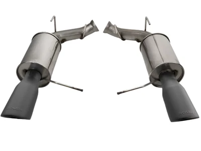Roush 11-14 Mustang V6 Black Tip Axle Back Exhaust - 421145-BLK Photo - Primary
