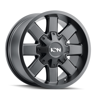 ION 141 20x9 / 8x170 BP / 18mm Offset / 125.2mm Hub Satin Black Wheel - 141-2970B18 Photo - Primary