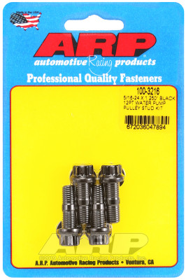 ARP 5/16-24 X 1.250 black 12pt water pump pulley stud kit - 100-3216 Photo - Primary