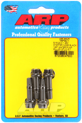ARP 5/16-24 X 1.450 starter nose black 12pt water pump pulley stud kit - 100-3217 Photo - Primary