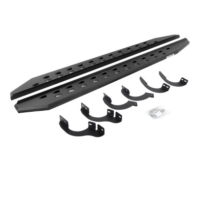 Go Rhino 14-22 Toyota 4Runner (No Ltd/Nghtshd) RB20 Slim Running Boards Kit (w/Brackets) - Tex. Blk - 69442568SPC User 1