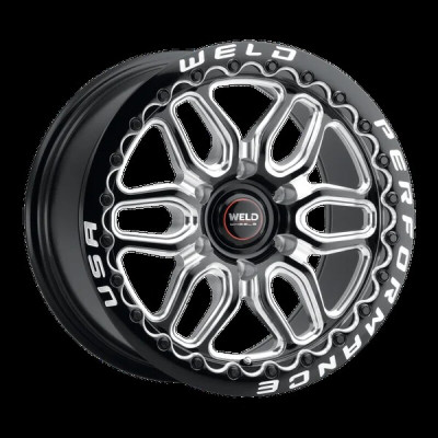 Weld Racing 17x10 Laguna 6 Bead Lock 6x135 BP 42 Offset 7.25 BS 87.1 Bore - Gloss Black MIL - S90370089P42 Photo - Primary