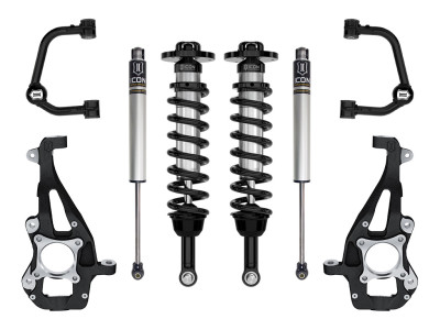 ICON 21-23 Ford F150 4WD 3.5-4.5in  Stage 1 Suspension System With Tubular Upper Control Arms - K93141T Photo - Primary
