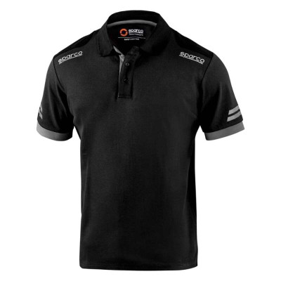 Sparco TW Polo - Large - Black/Grey - 02415NRGS3L Photo - Primary