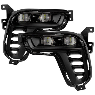 Spyder Dodge Durango 21-24 OEM Style LED Fog Lights w/Switch (FL-DDU2021-LED-C) - 9054020 Photo - Primary