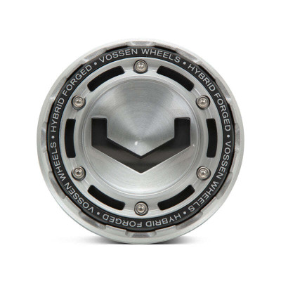 Vossen Billet Modular Cap - Large - Brushed w/ Grey Insert - CAP-MBC-LG-MS Photo - Primary